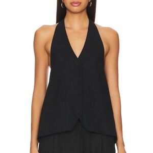 Lioness Hills Halter Top in Black